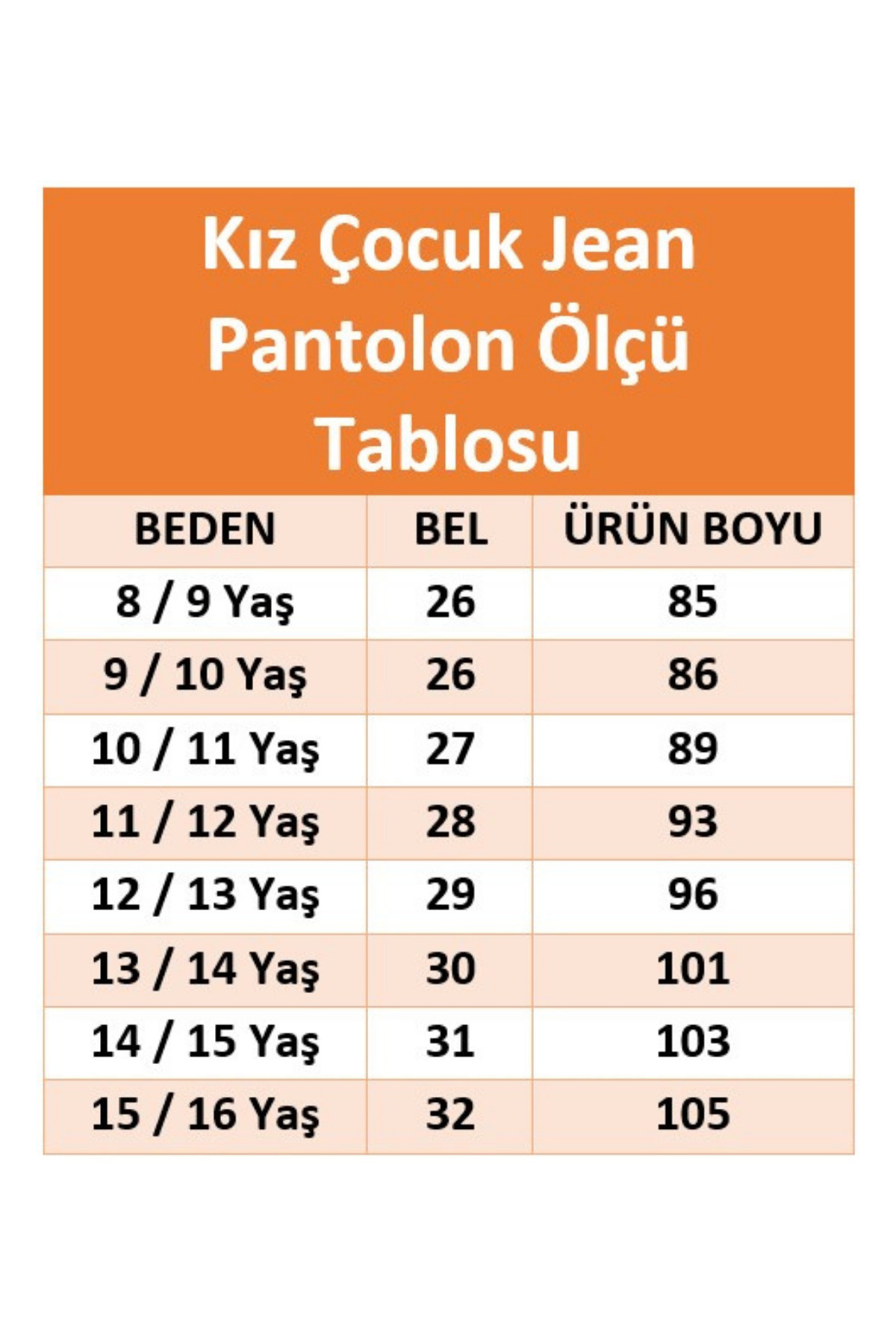 Banadamoda  Kız Çocuk Geniş Paça Jean Pantolon - Görsel 9