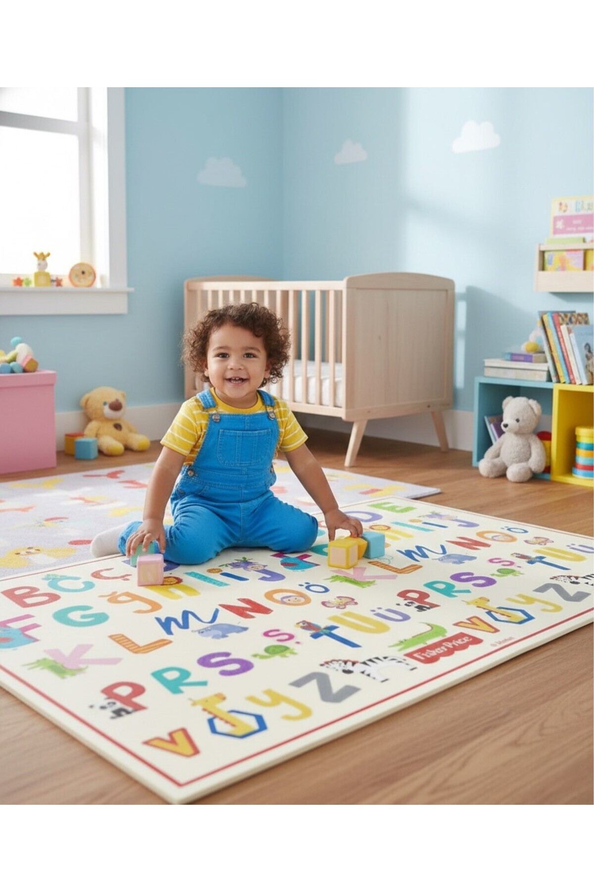 FISHER PRICE 100*160 Eğitici Alfabe Halı