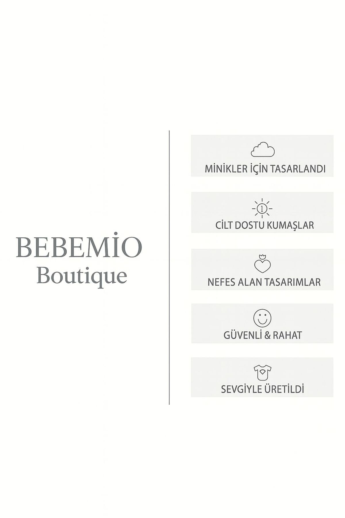 Bebemio Boutique Peluş Bebek Tulum Kışlık Takım – Kapüşonlu Welsoft Tavşan Nakışlı Kulak Detaylı fotoğrafı 5 (önizleme)