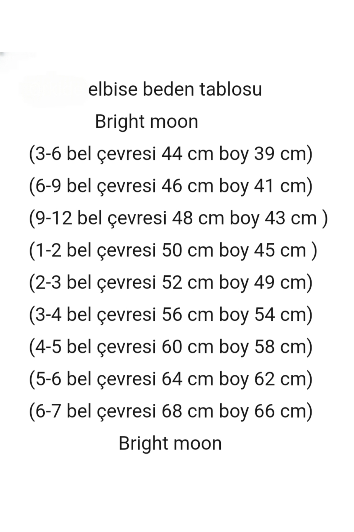 bright moon Kız çocuk Orkide elbise doğum günü, bayram, özel gün elbisesi fotoğrafı 4 (önizleme)