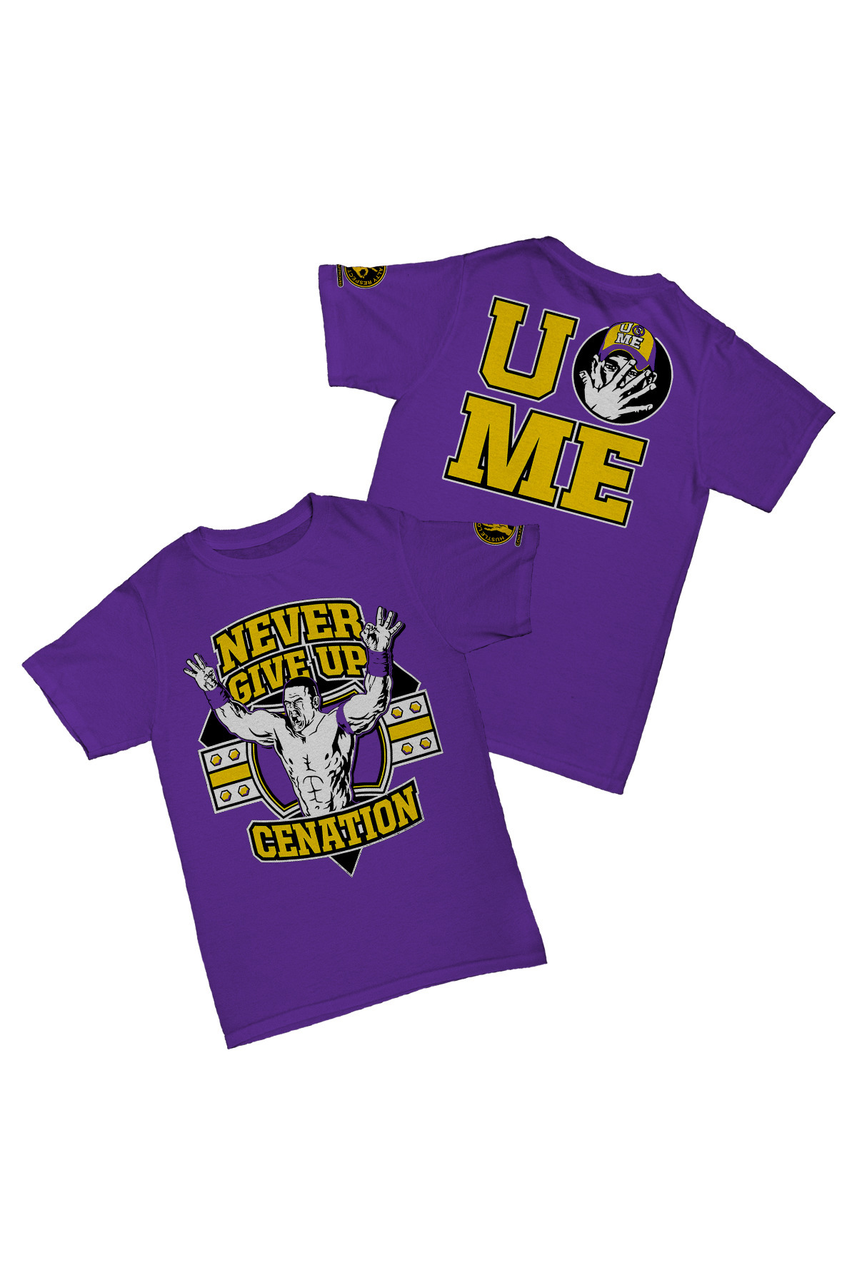 l'eivor John Cena UC ME Never Give Up Baskılı Pamuk T-shirt