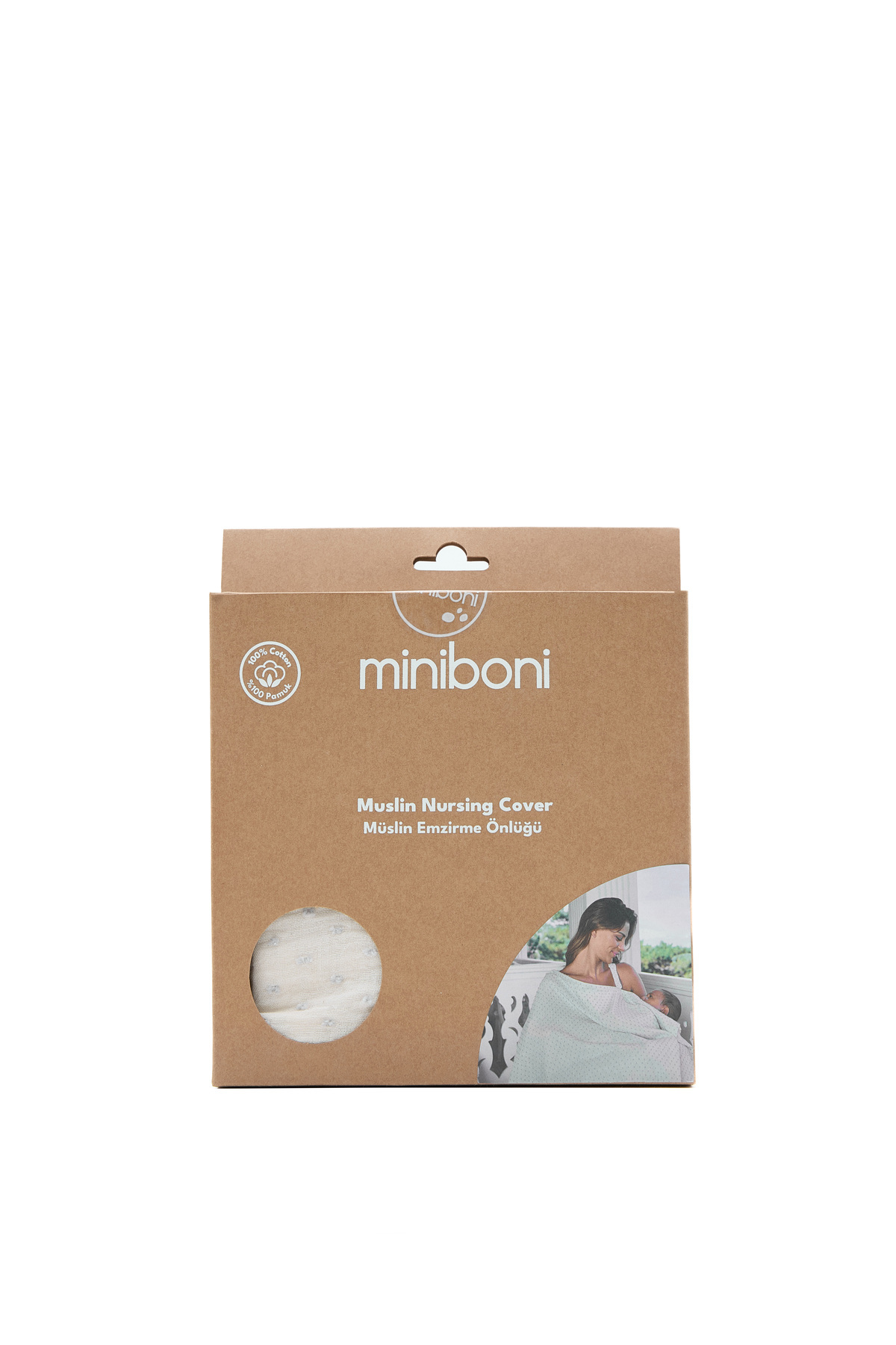 miniboni Müslin Emzirme Örtüsü fotoğrafı 5 (önizleme)