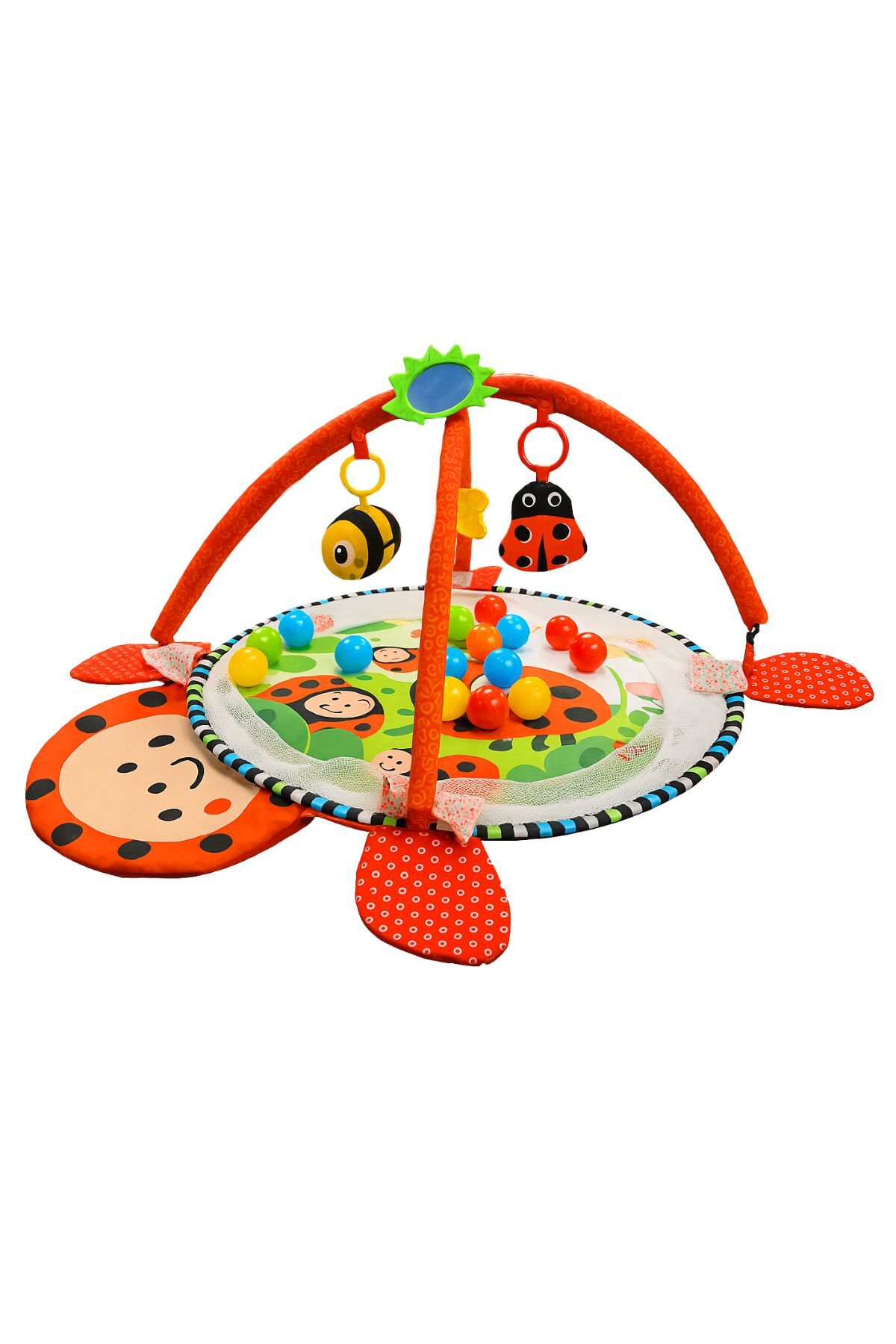 Budizzz Uğur Böceği Top Havuzuna Dönüşen Aktivite ve Oyun Halısı | 3'ü 1 Arada Aktivite Halısı fotoğrafı 3 (önizleme)