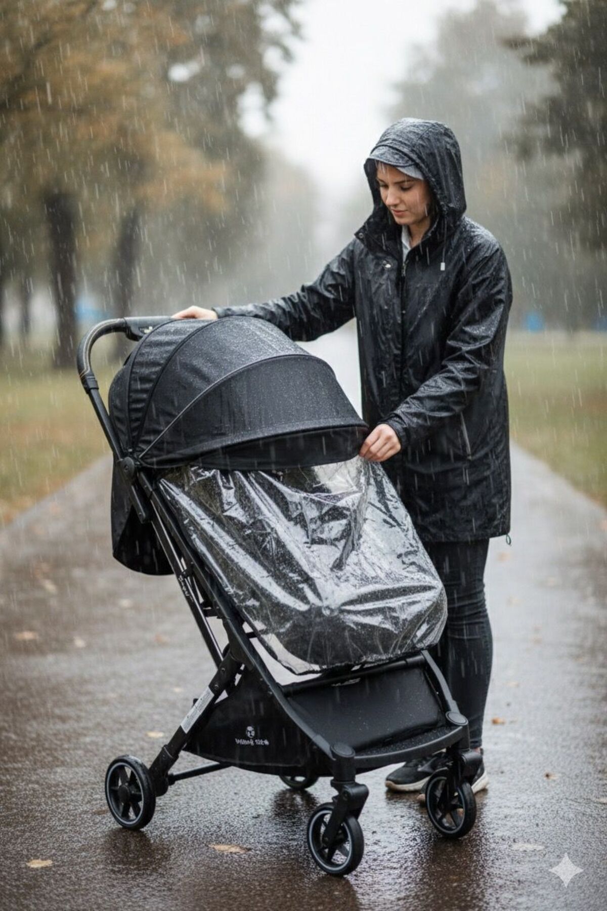 Mamma Bagaj Tek Elle Kolay Katlanabilen Kabin Boy Bebek Arabası fotoğrafı 3 (önizleme)