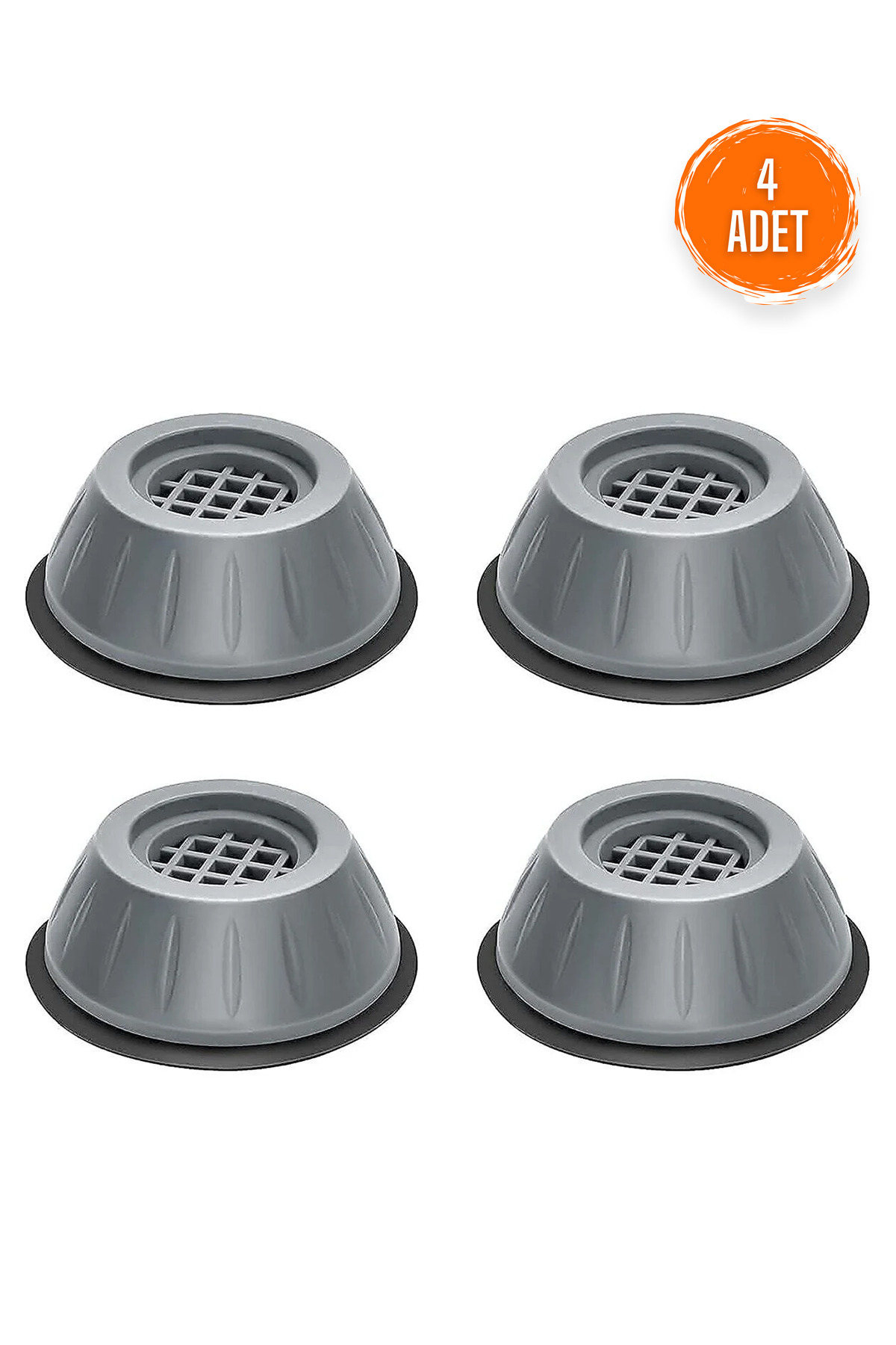 Beatitude Beyaz Eşya Ayağı 4 Adet Titreşim Önleyici Çamaşır Bulaşık Makinası Buzdolabı Yükseltici Stoper