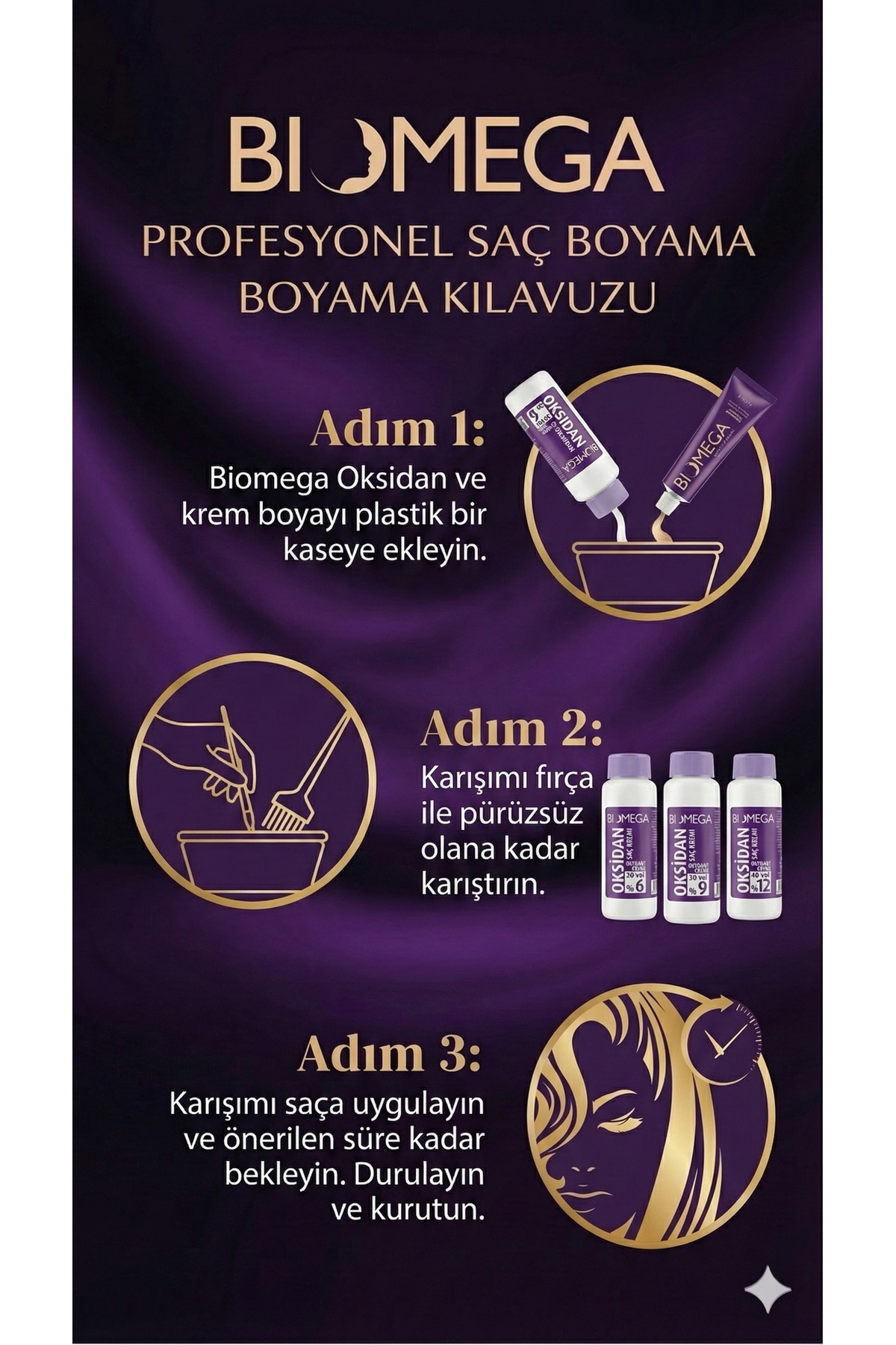 oksidan krem 20 volüm % 6-Beyaz kapama için (3 * 60 ml.) 3'lü Avantaj Paketi — 8545 — تصویر 2 از 2
