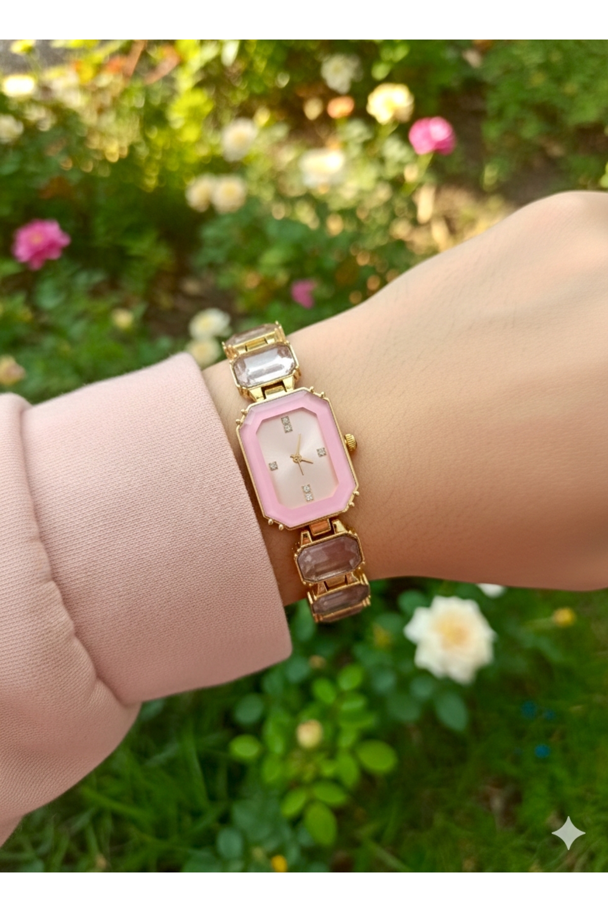 Women's Rhinestone Model Wrist Watch