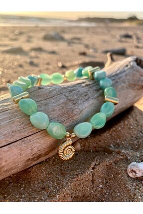 ayoljewelry Su Yeşili Doğal Taş Kolye