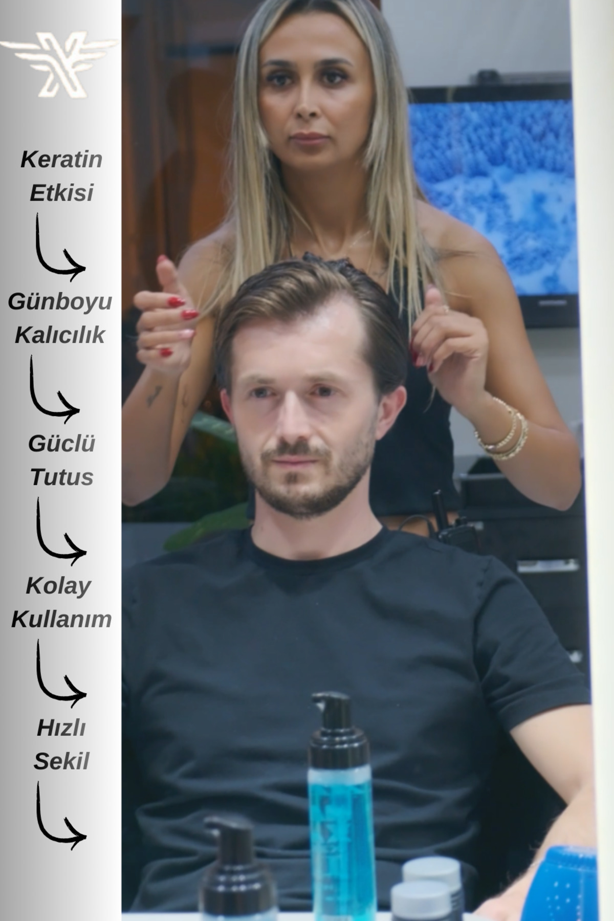 Foam Wax 3in1 Keratin Köpük Saç Şekillendirici — KSK — تصویر 5 از 7