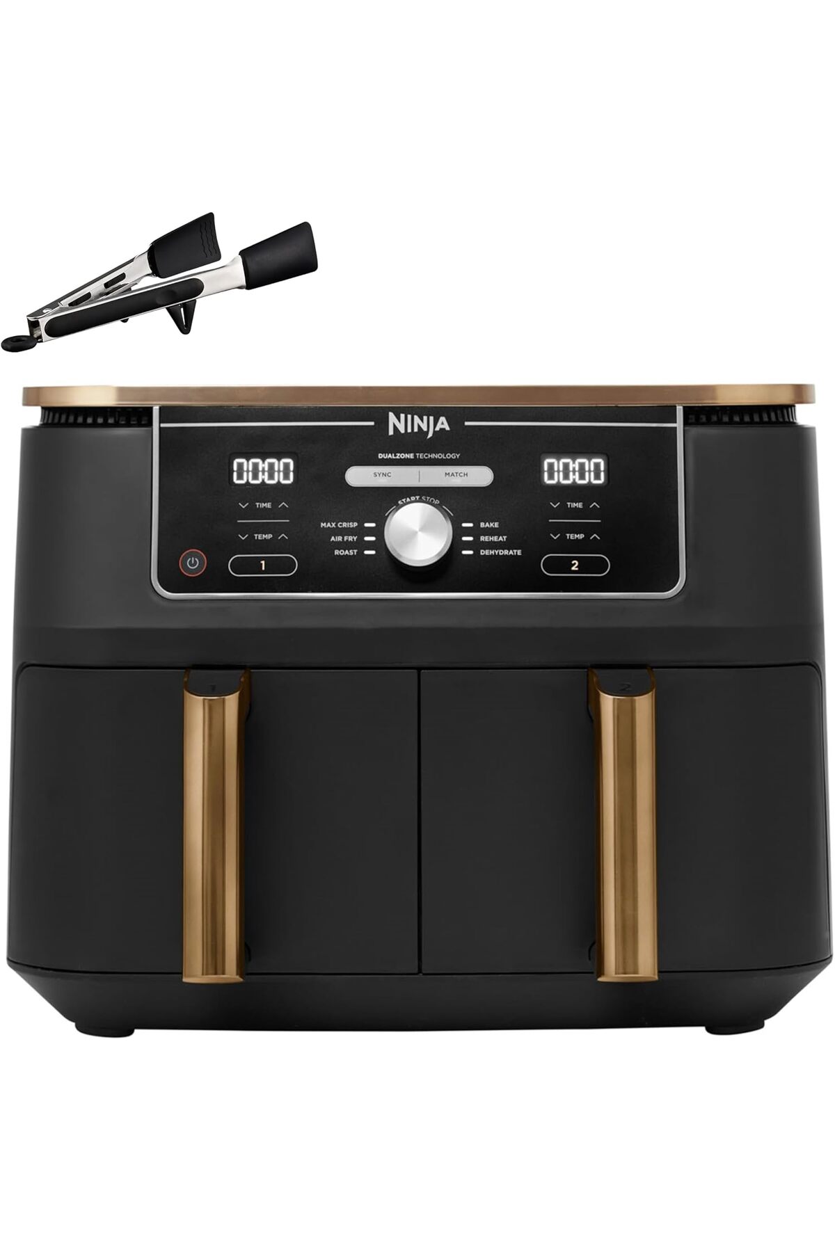 Ninja Foodi MAX Dual Zone 9.5L Exclusive Airfryer “6 Fonksiyon ve Mega Çift Sepet Teknolojisi”