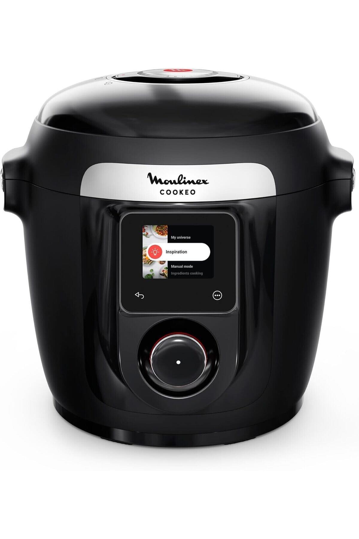 Moulinex Cookeo Wi-Fi Multicooker Set – 10 Mod, 100+ Tarif, Extra Crisp Yağsız Kızartma Aparatıyla