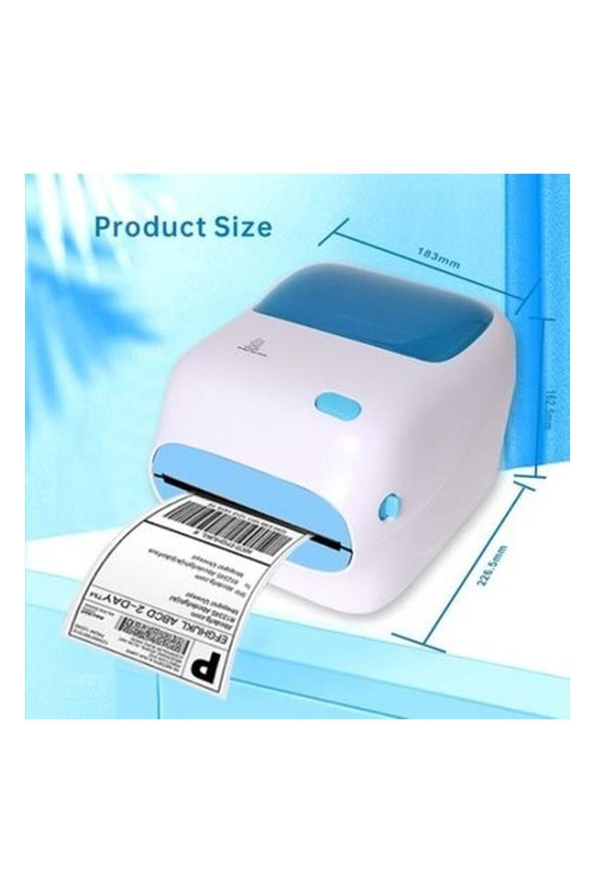 Zywell ZY-910 Eth/usb/seri Dırekt Termal Barkod Etıket Yazıcı