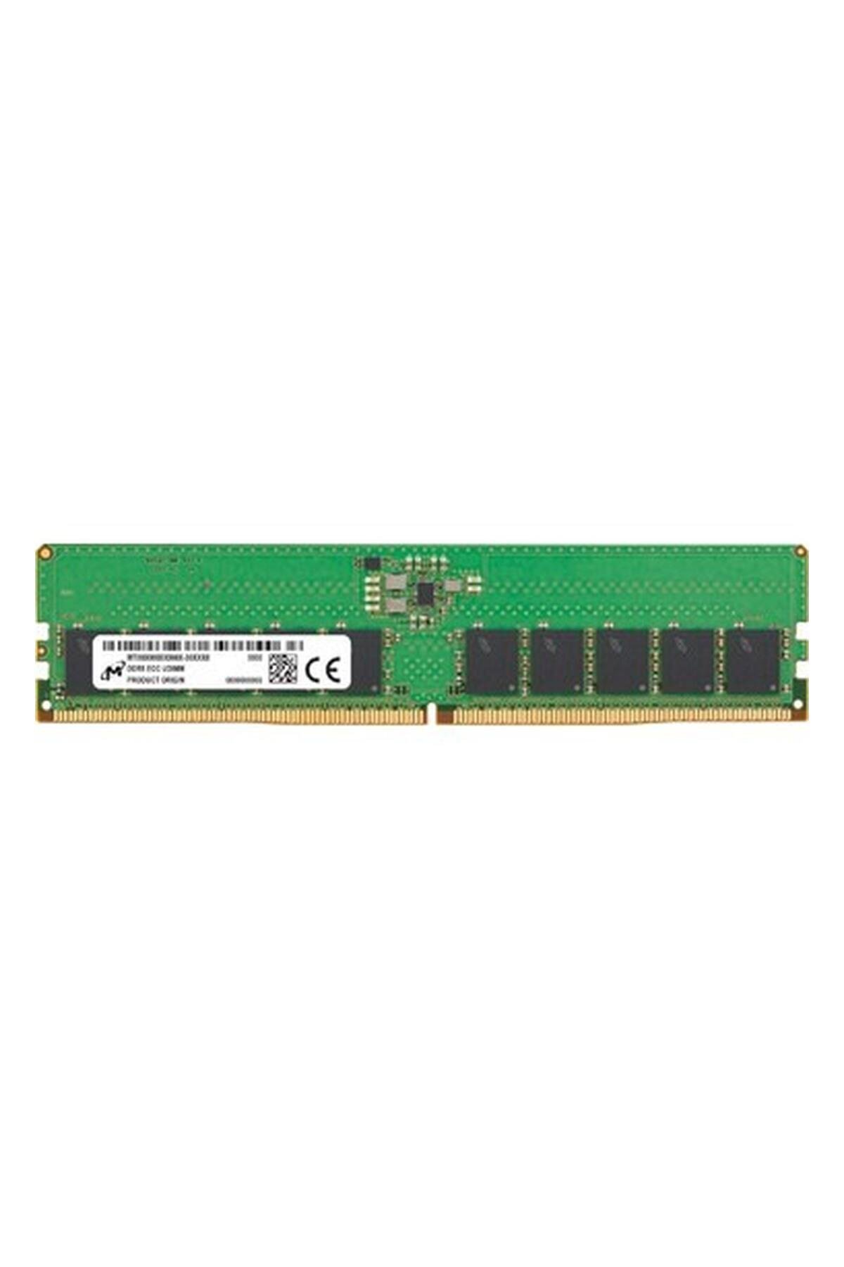 Micron Ddr5 Ecc Udımm 16GB 1rx8 4800 CL40 Server Ram Bellek MTC10C1084S1EC48BA1R