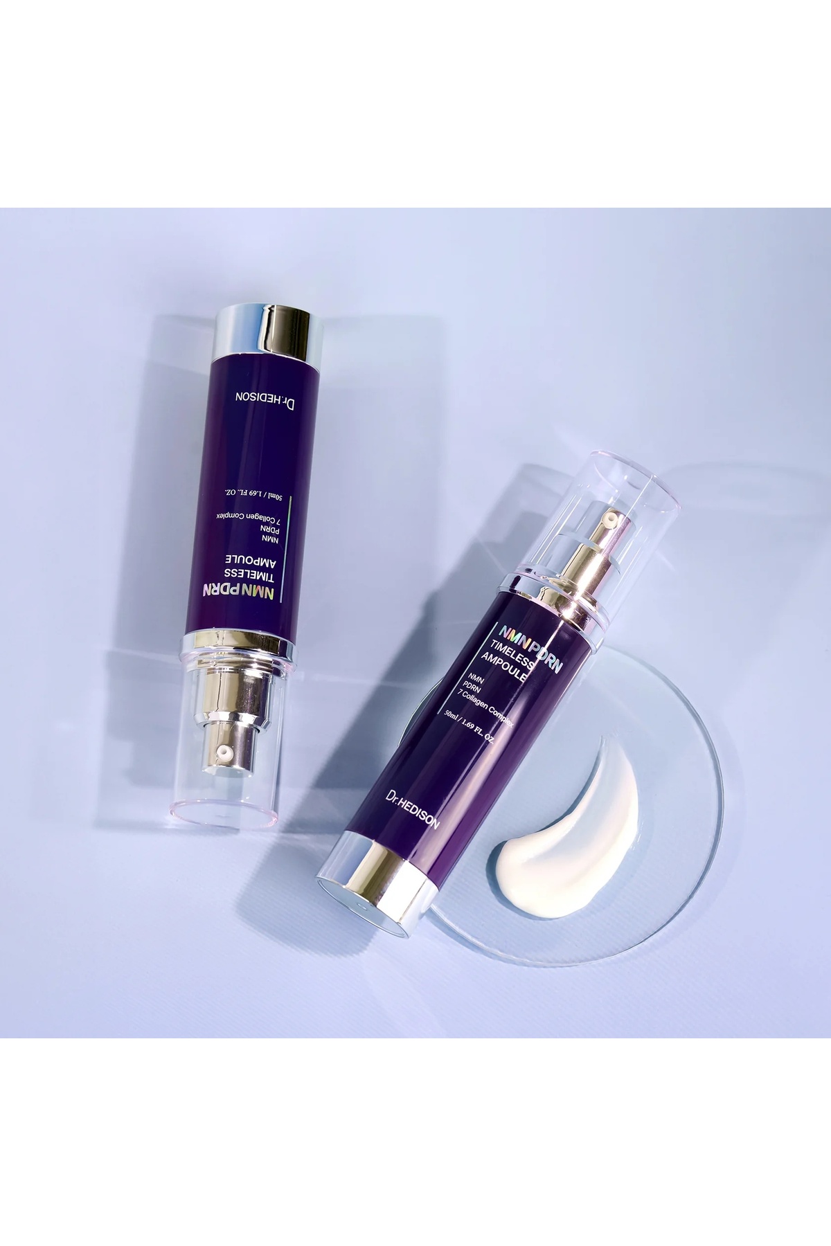 NMN ve PDRN İçeren Yaşlanma Karşıtı Yüz Ampulü 50 ml – NMN PDRN Timeless Ampoule, Somon DNA ve Salyangoz Mukusu Özü içeren Kırışıklık Karşıtı Serum — hedisonpdnr — تصویر 7 از 9