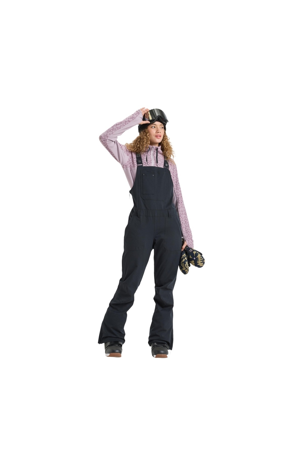 Roxy Rideout Bib Pt Kadın Siyah Snowboard Pantolonu KADIN SNOWBOARD PANTOLONU ERJTP03290
