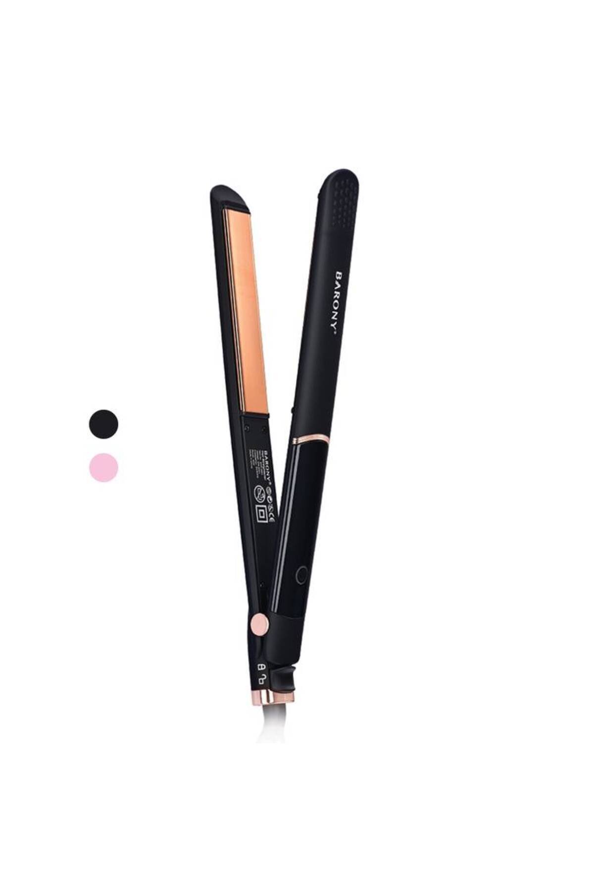 مكواة فرد الشعر الرقمية الخزفية الرفيعة من