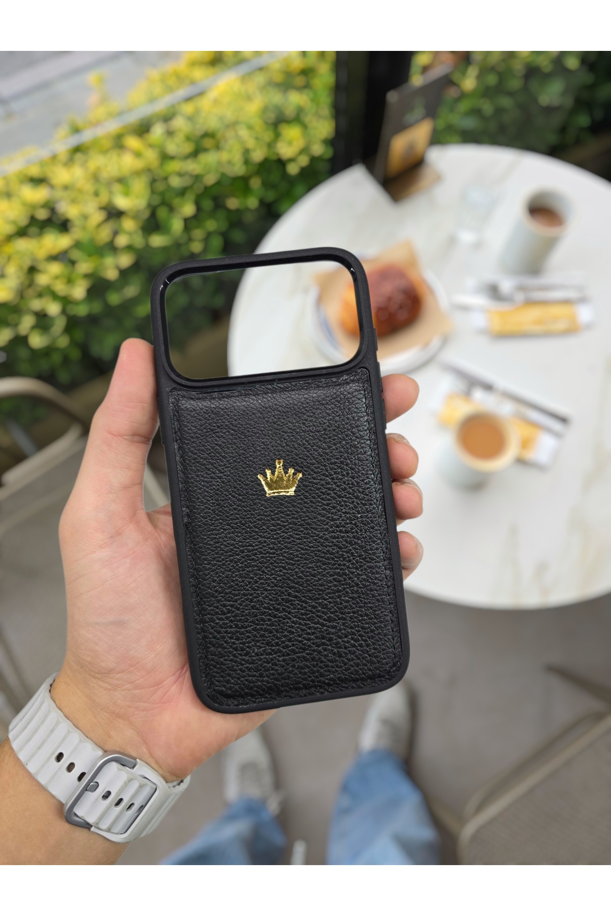 IPhone 17 PRO Model Fully Compatible Genuine Leather Personalized Named Phone Case Genuine Genuine Leather