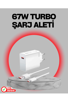 Epilons 67 Watt Turbo Destekli Şarj Cihazı Honor 50 70 90 Uyumlu