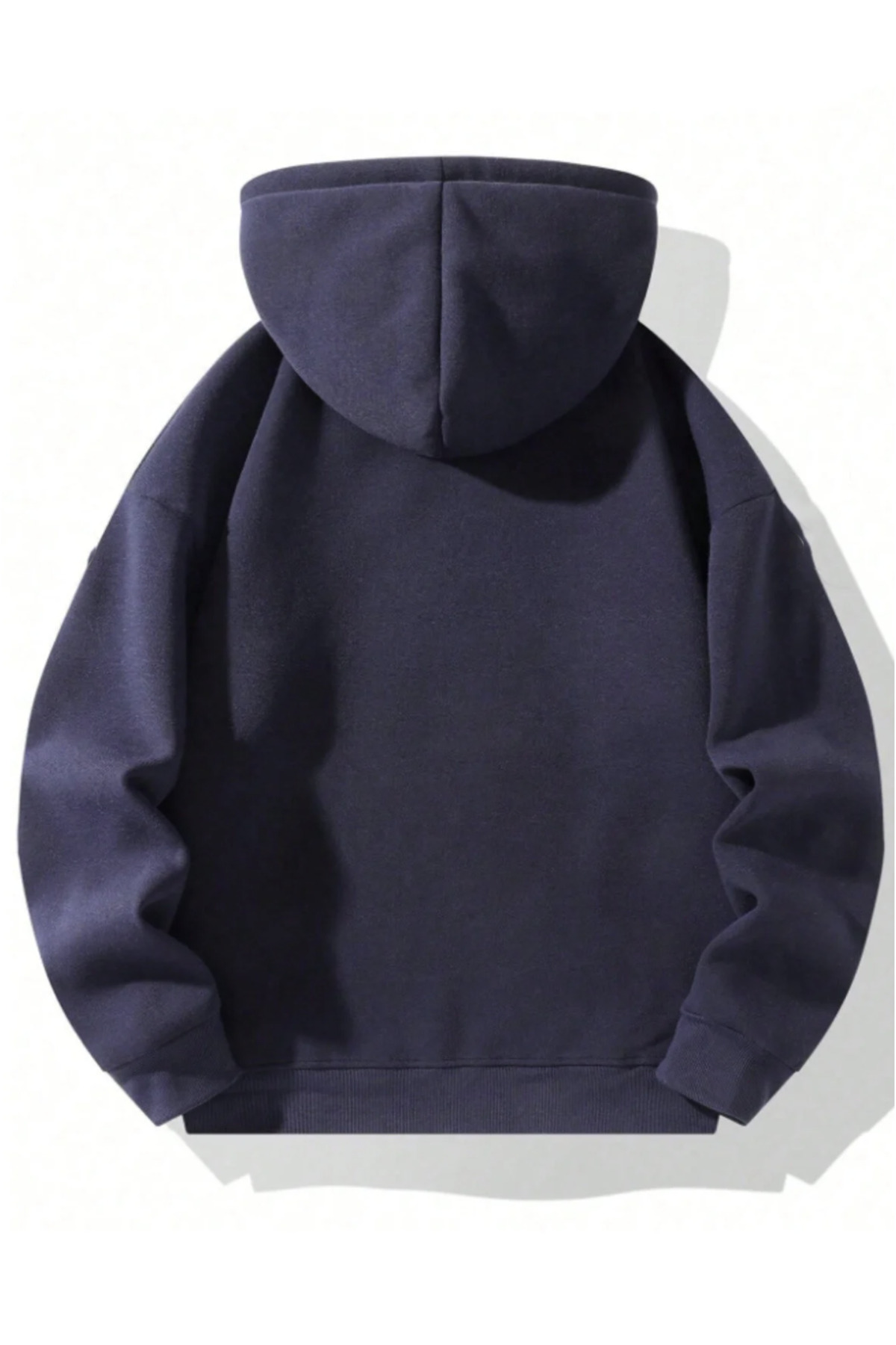 COHERENT Unisex Erkek/Kadın REVERSE Renkli TAŞ BASKILI Pamuklu Oversize Kapüşonlu Sweatshirt görsel 2