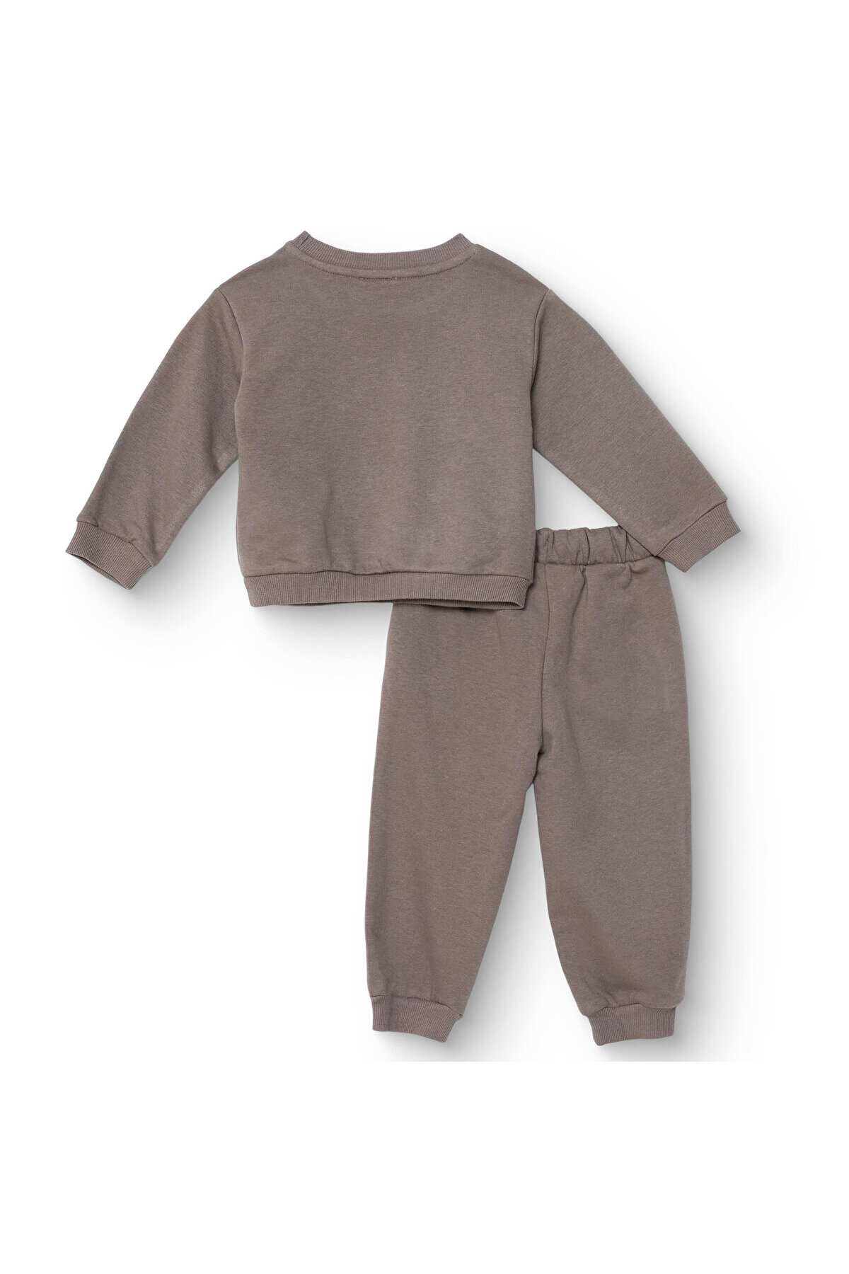 ebebek Hello Baby HelloBaby Erkek Bebek Eşofman Takımı Üç İplik Bisiklet Yaka Uzun Kol Ribanalı Paça fotoğrafı 2 (önizleme)