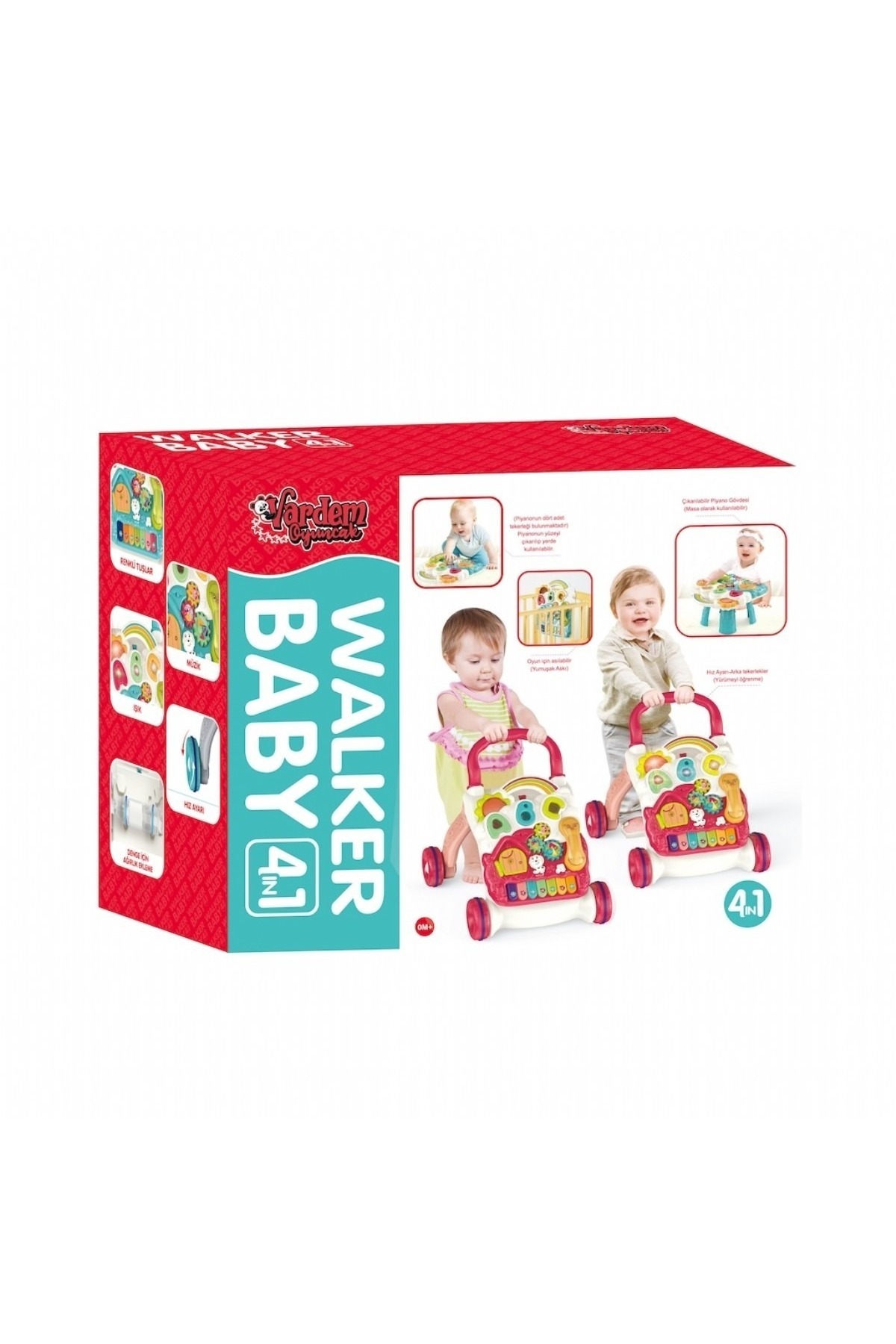 Vardem Pianolu Yürüme Arkadaşı 4 in 1