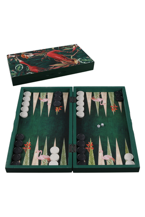 Sera Oyun Aletleri Tropikal Flamingo Desenli Tavla Seti ( 44x44 cm – Plastik ...