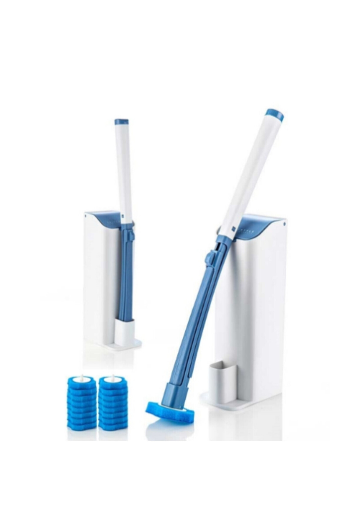 DISTINCTIVE MARETY SRL Σετ βούρτσας τουαλέτας με 16 ανταλλακτικά απορρυπαντικ...