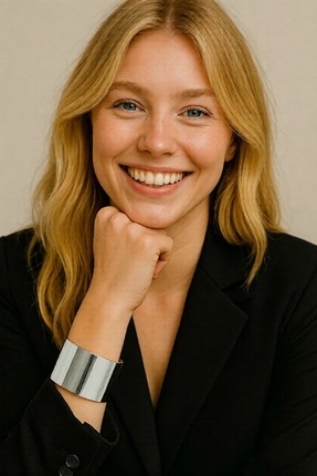 COCOSH TAKI Gümüş Renk Kelepçe Bileklik – Minimal Şık Metal Tasarım