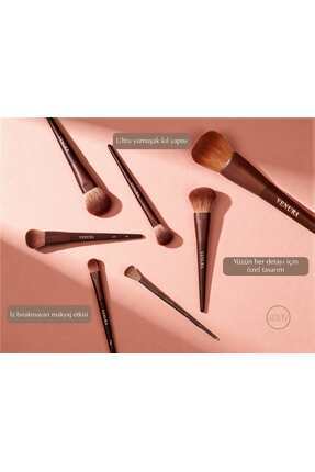 Venura Beauty 18'li Profesyonel Makyaj Fırça Seti