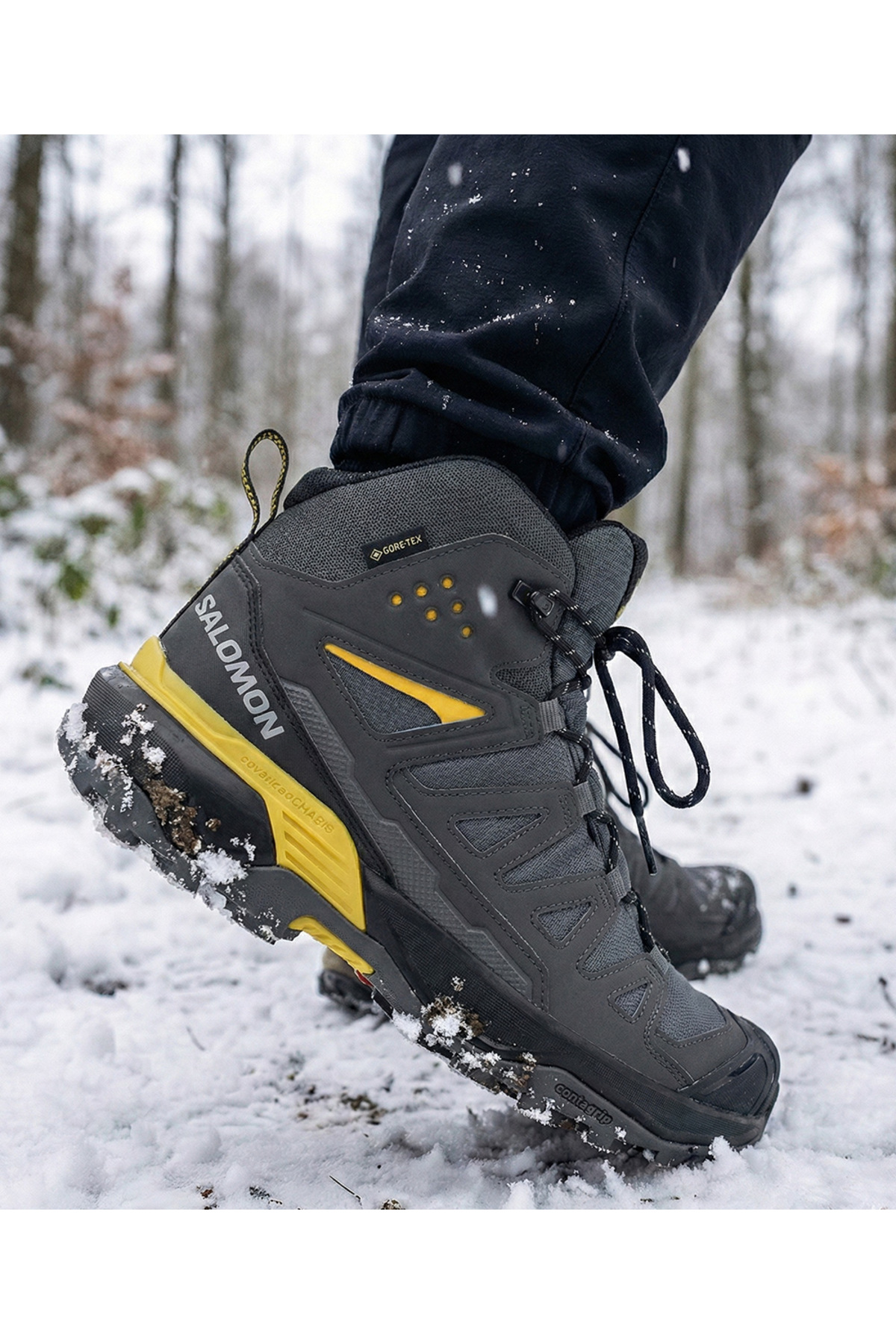 سالومون چکمه مردانه مخصوص فضای باز X Ultra 360 Mid Goretex، رنگارنگ