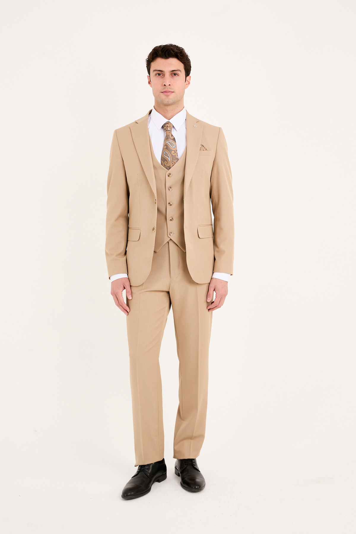 The Tailor Classics Premium Men's Suit - Three-Piece Men's Jacket Vest Pants