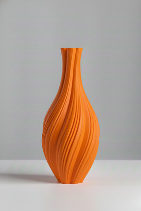 Smile3D Dekoratif Dokulu Vazo 20 cm 3d Ağır Baskı