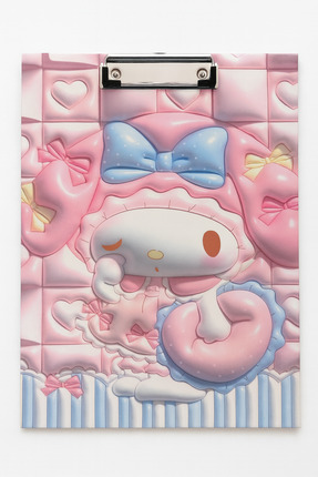 facnspt Sanrio My Melody (Sweet Baby) Desenli A4 Clipboard – Sert Kapak Manda...