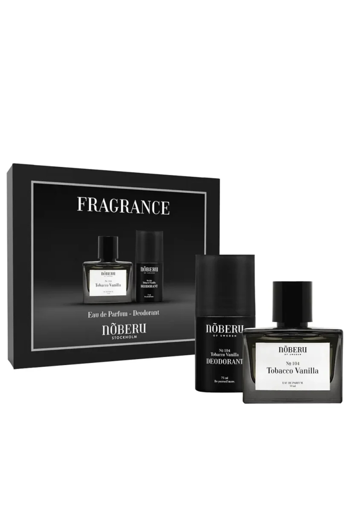 noberu tobacco vanilla NOBERU OF SWEDEN Noberu Set Eau de Parfum Tobacco Vanilla & Deodorant-  Trendyol