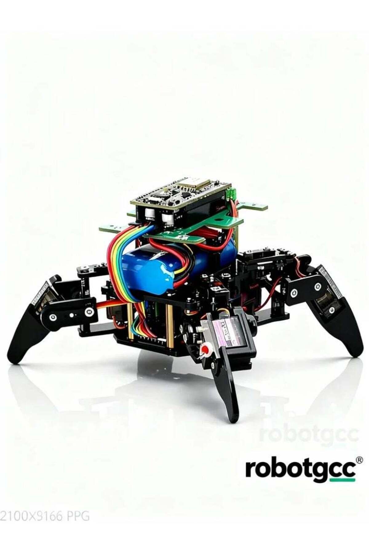 robotgcc Quadruped Bionic Robot Kit – ESP8266 Wi-Fi Control | Metal Gear Servos | Arduino & Block