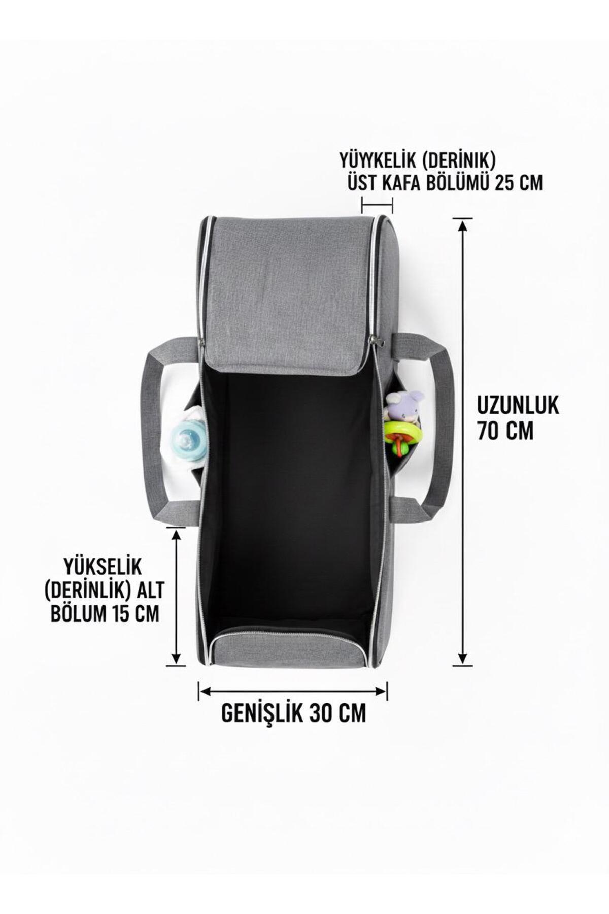 Modish Portbebe Ana Kucağı Bebek Taşıma - Katlanabilir Portatif Bebek Yatağı fotoğrafı 6 (önizleme)