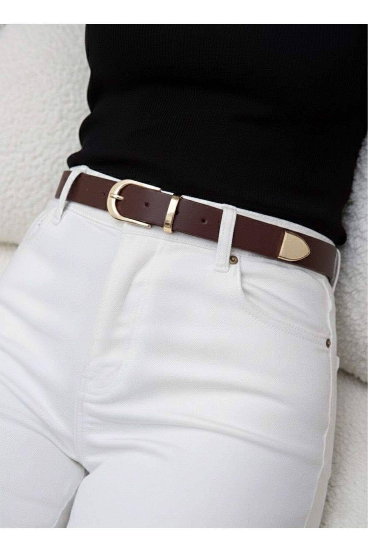 Gold Buckle Suit Buckle Women's Belt, Pants Belt,Jacket Belt,Waist Belt,