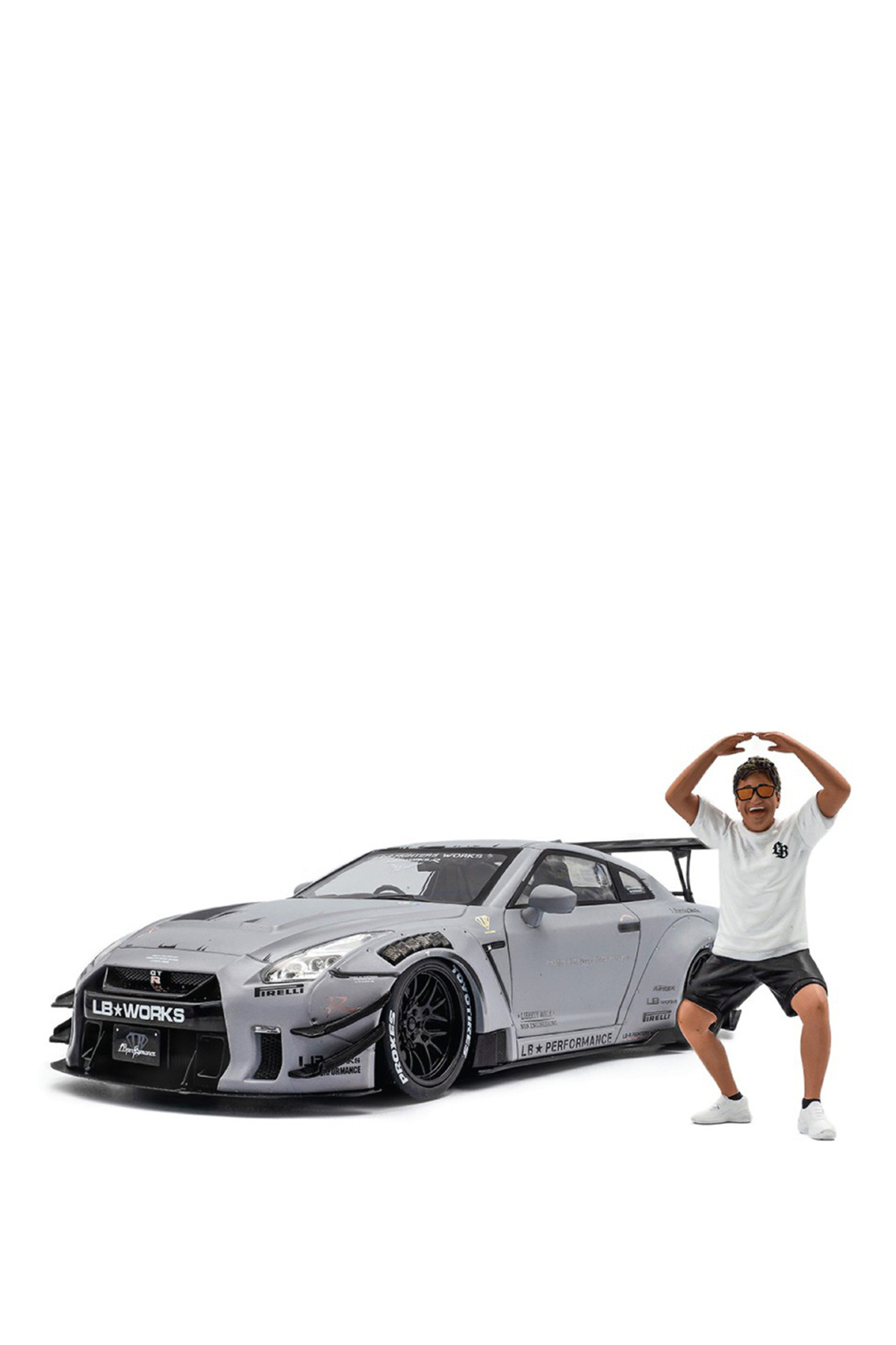 Solido 1:18 2024 Nissan GTR R35 Liberty Walk Edition Model Araba