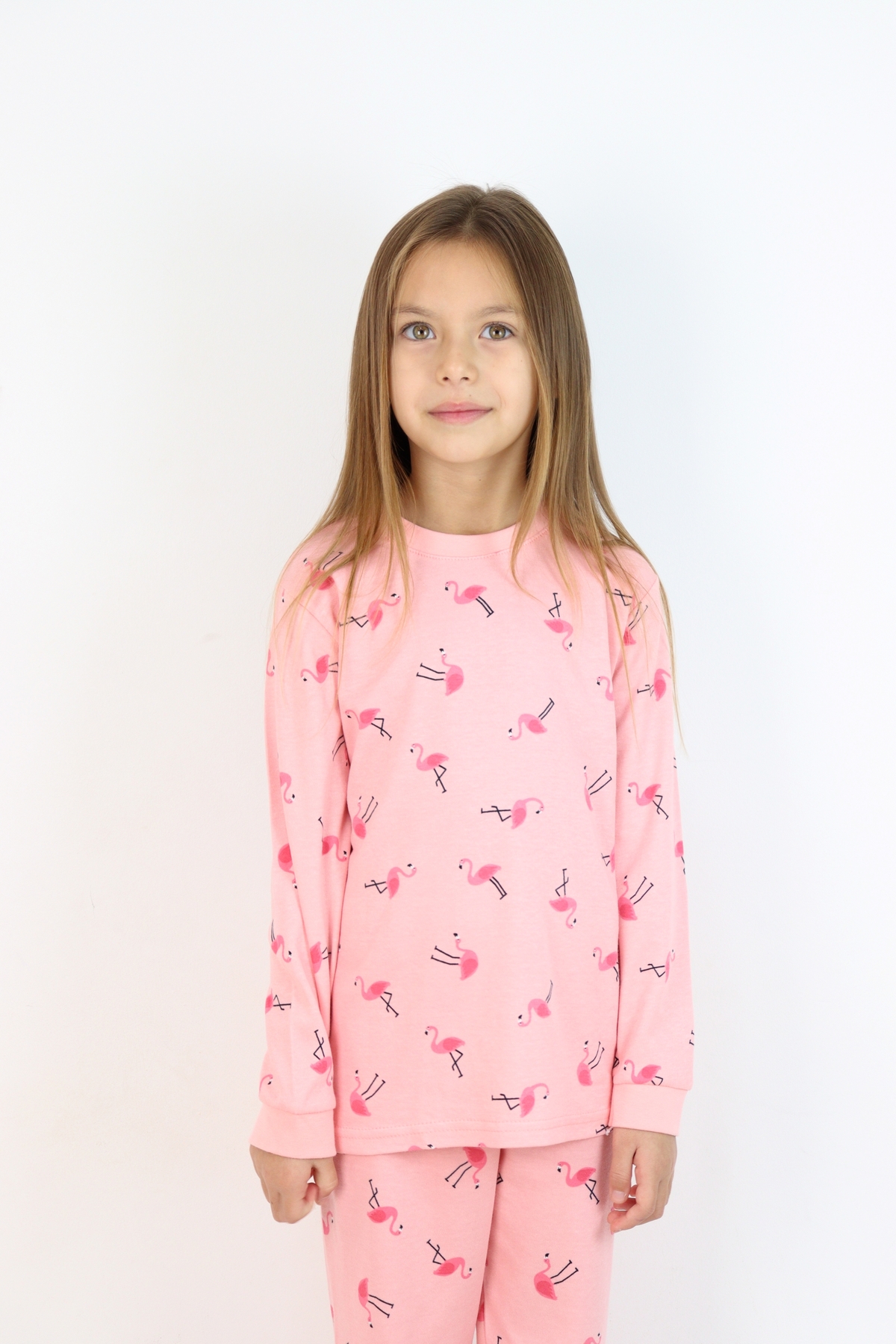 HARİKA KİDS Kız Çocuk Orta Kalınlıkta Basic Baskılı Pijama Takımı fotoğrafı 7 (önizleme)