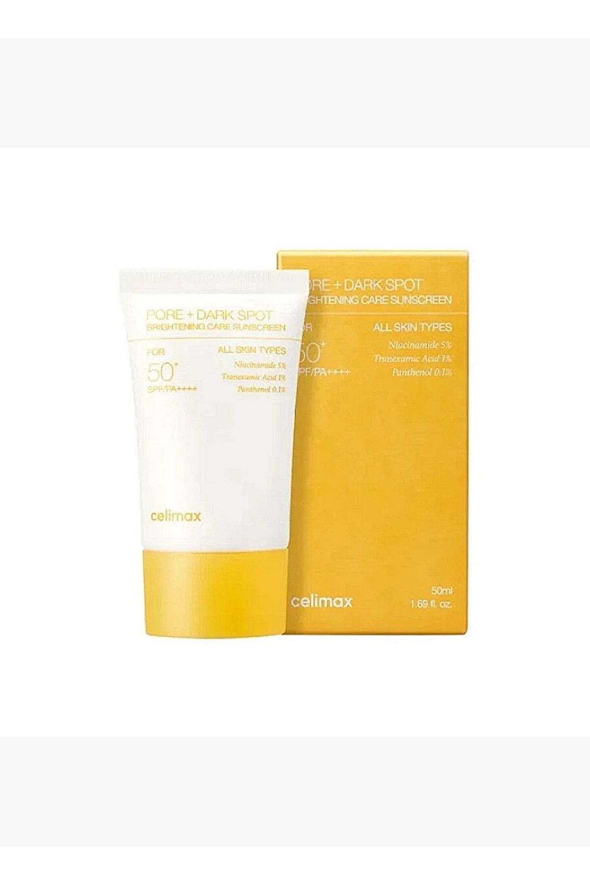 Celimax Pore+Dark Spot Brightening Leke Karşıtı Güneş Kremi SPF50+PA++++ 50ml