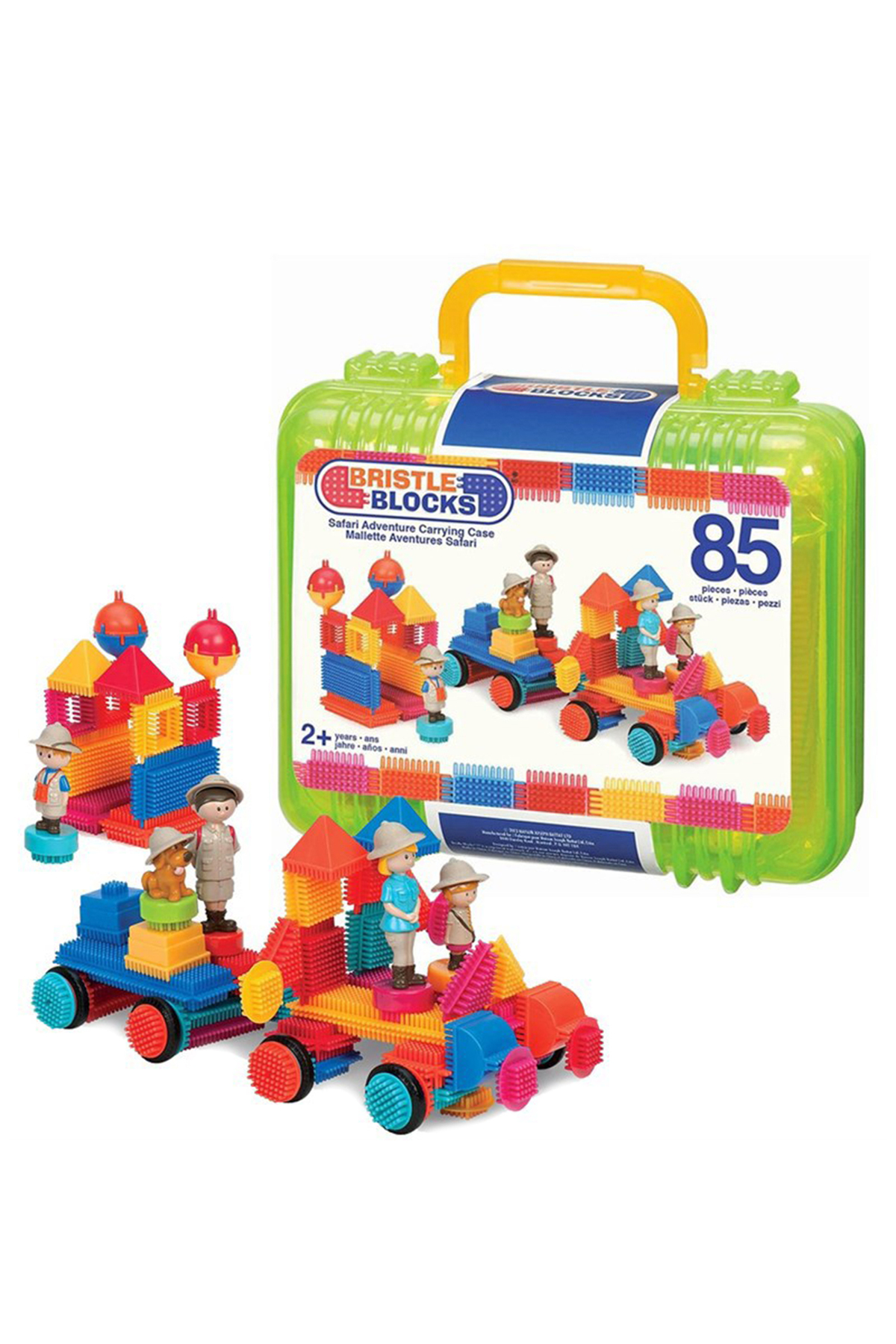 مجموعه اسباب‌بازی ساختنی سافاری ۸۵ تکه، مناسب کودکان ۲ سال به بالا