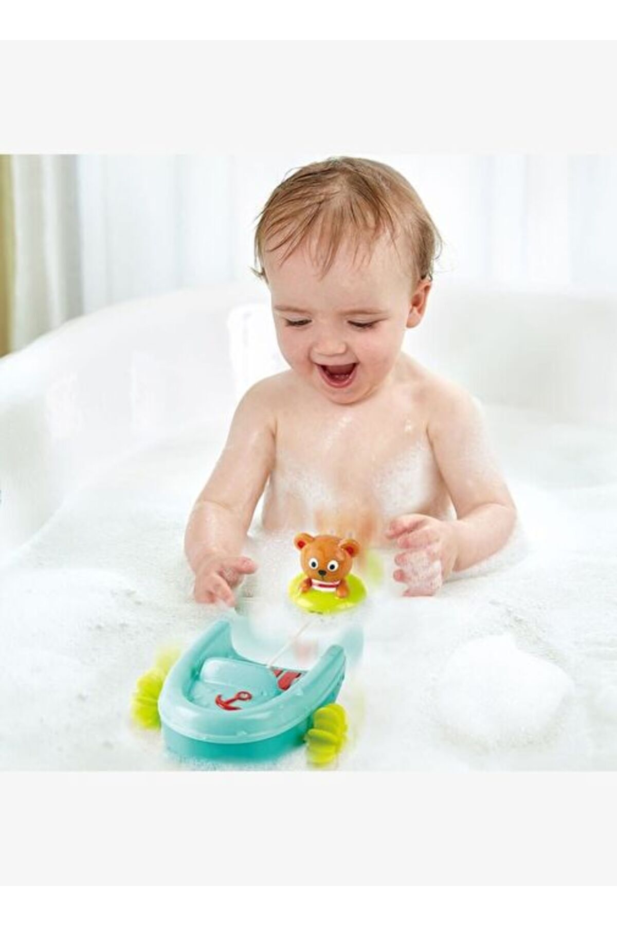 Hape Çek-Bırak Tekne ve Ayıcık - Banyo Oyuncağı fotoğrafı 4 (önizleme)