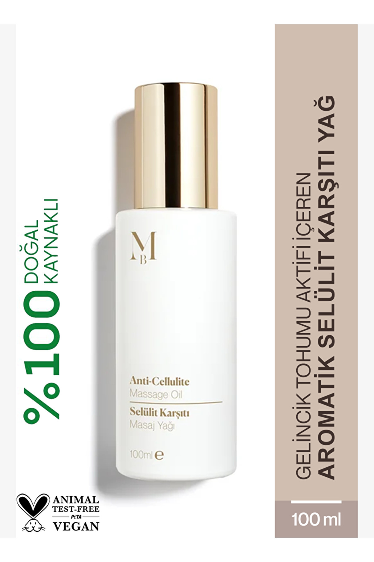 Misbahçem Selülit Karşıtı Masaj Yağı 100 mL