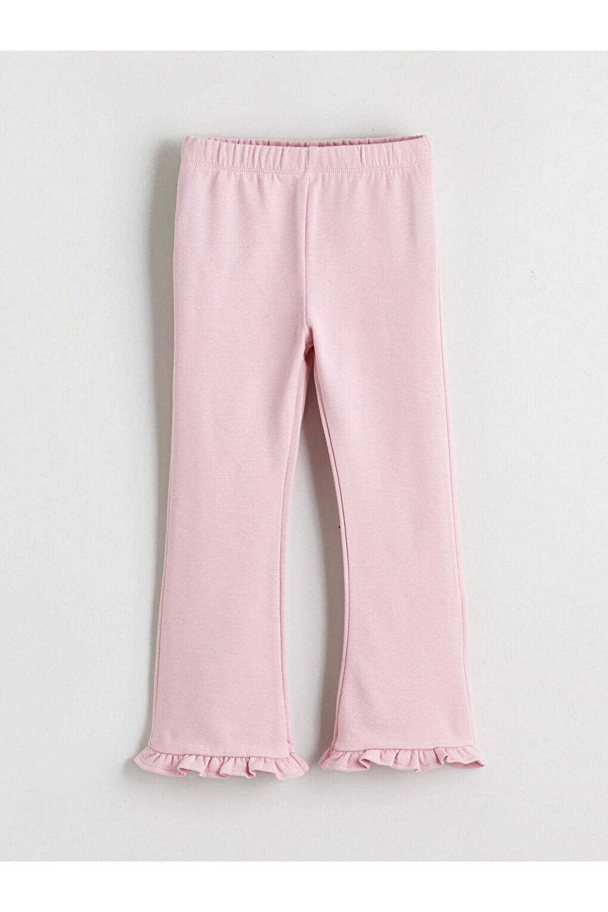 LC Waikiki Beli Lastikli İspanyol Paça Kız Çocuk Tayt 2'li fotoğrafı 4 (önizleme)