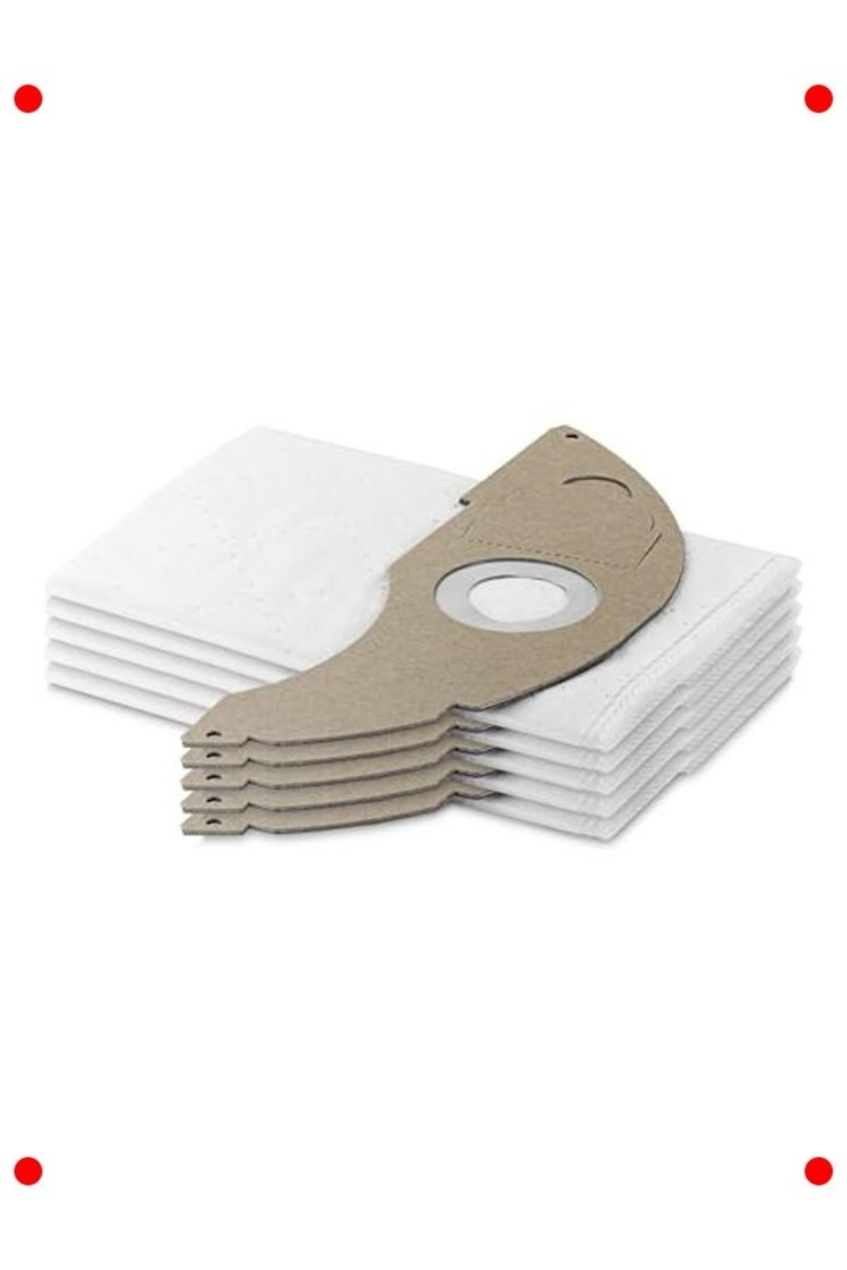 ulupazarlama Endüstriyel Süpürge Uyum Toz Torbası - 5 Adet Beyaz