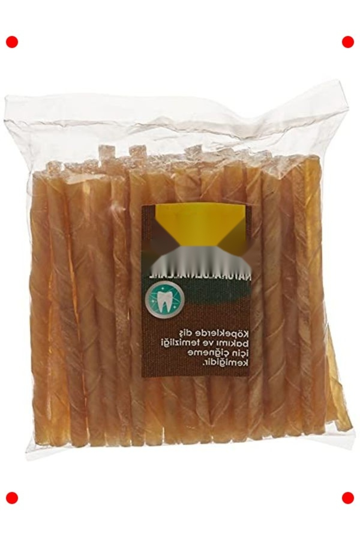 Genel Markalar Köpekler İçin Doğal Burgu Çiğneme Çubuğu Kemik 50'li 300 gr