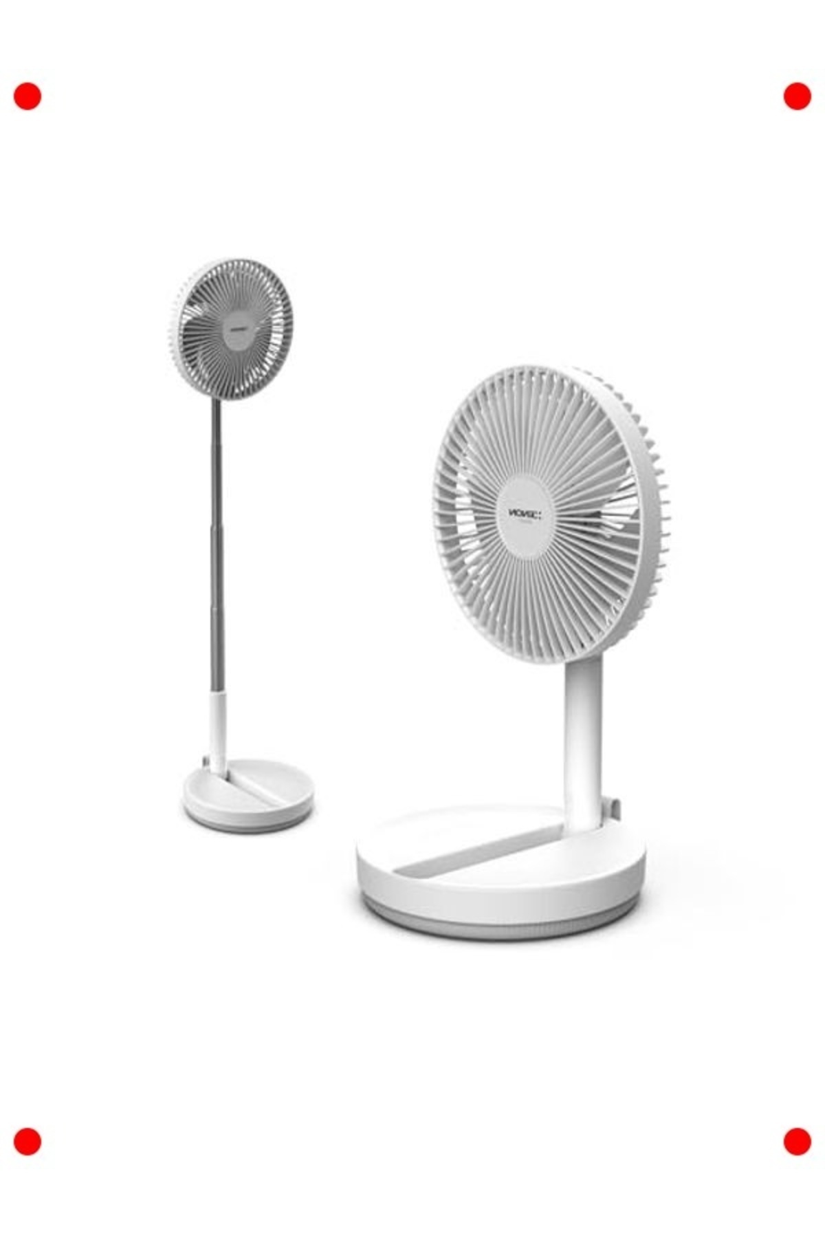 ulupazarlama Akıllı Katlanabilir Şarjlı Taşınabilir Fan