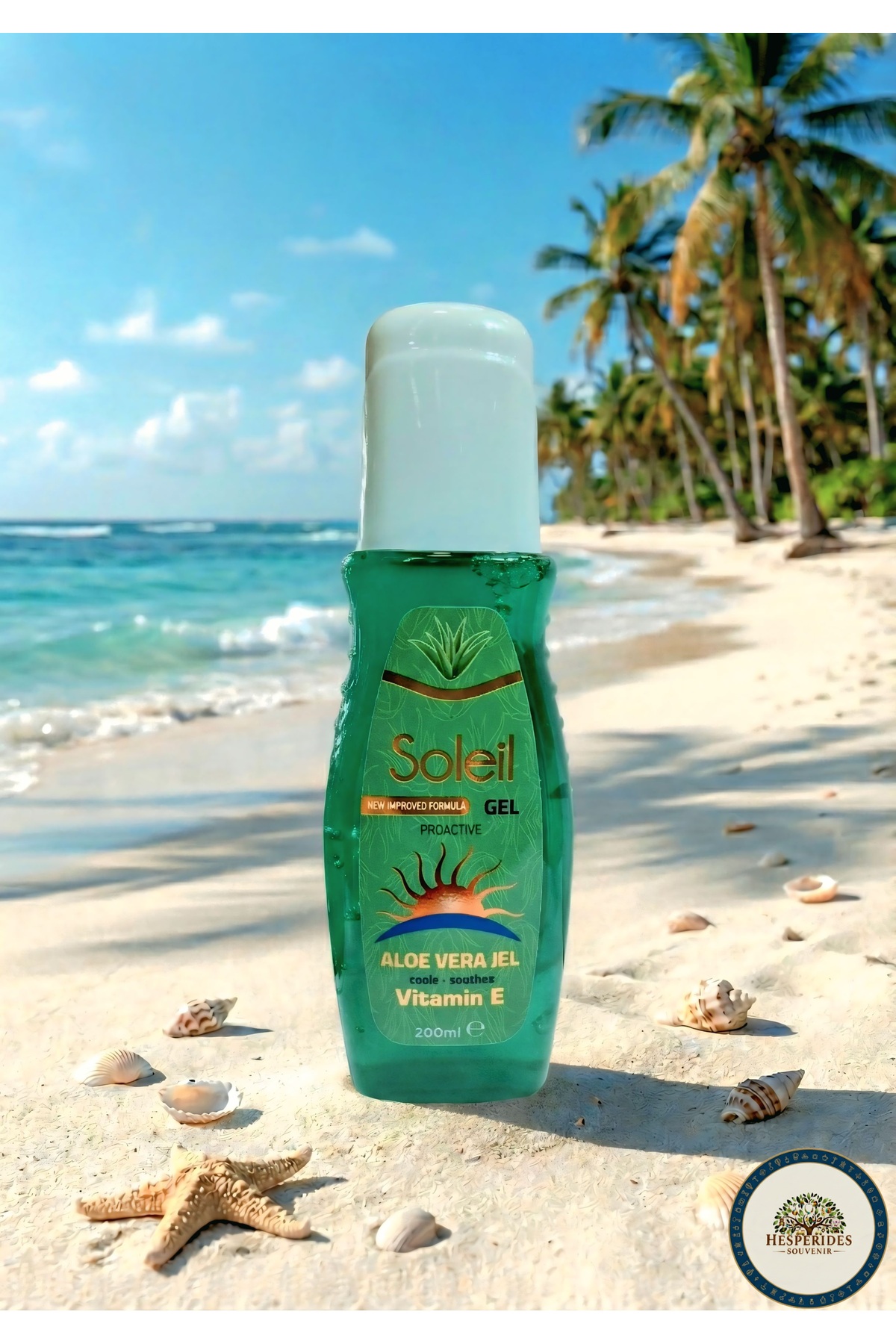 Aloe Vera Jel Güneş Sonrası Ferahlatıcı ve Yatıştırıcı Bakım Jeli Vitamin E 200 Ml — KRM_2025003