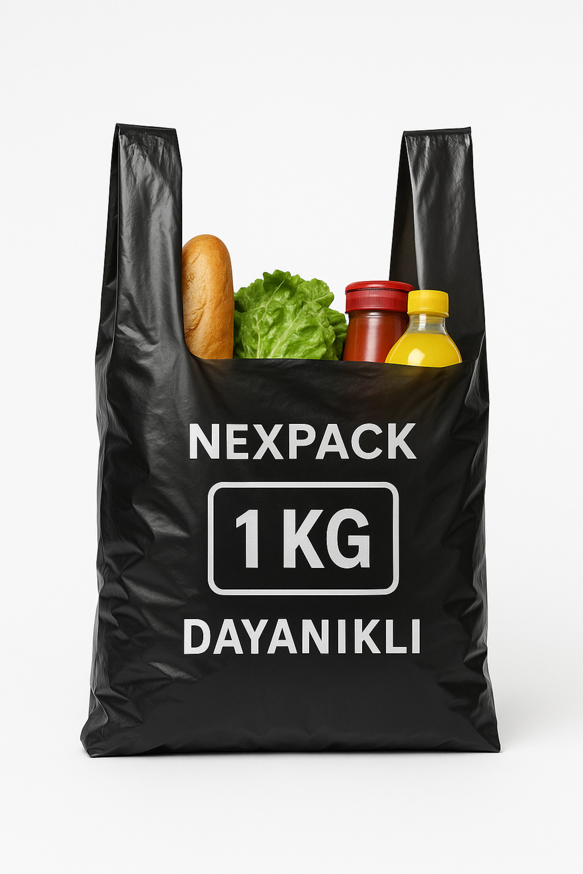 Atlet Poşet Siyah - Küçük Boy | 1 KG Ekstra Dayanıklı — Koksal Pack — Poşet (2)