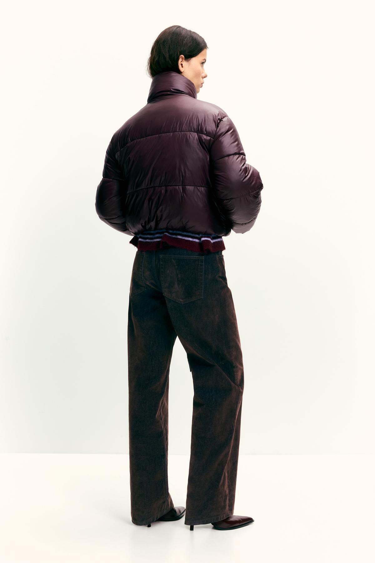 Pull & Bear  Parlak görünümlü şişme mont - Görsel 5
